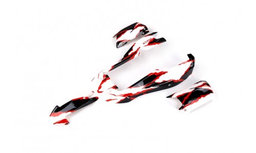 Q-Baja Body Shell - White & Red as per picture | Rovan Sports